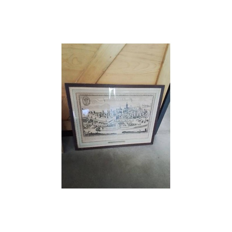 GRAVURE LES VIELLES VILLES UNIVERSIATIRES DE FRANCE MONPELLIER