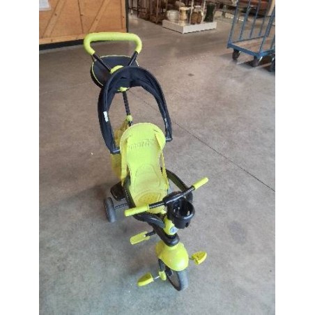 TRICYCLE ENFANT MÉTAL NOIR RESINE VERT SMARTRIKE