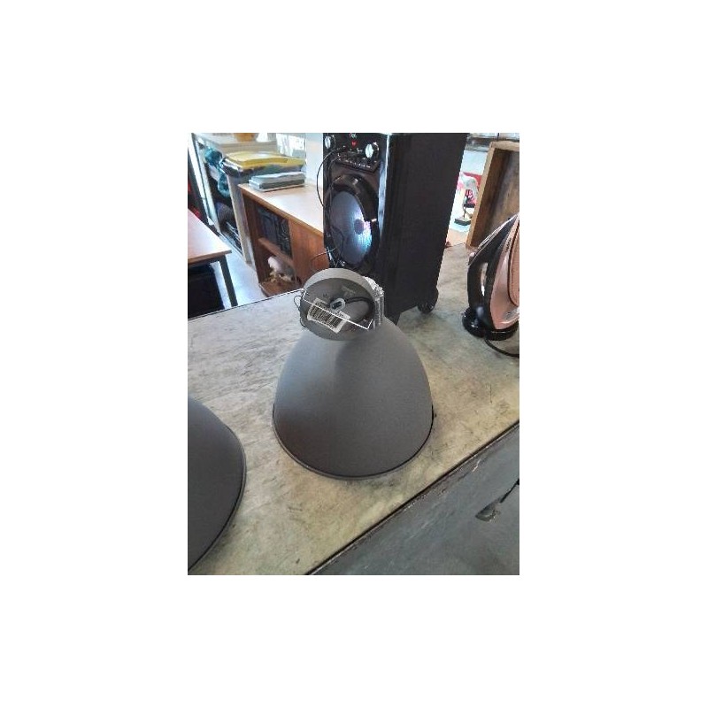 SUSPENSION MÉTAL TAUPE STYLE INDUSTRIEL 