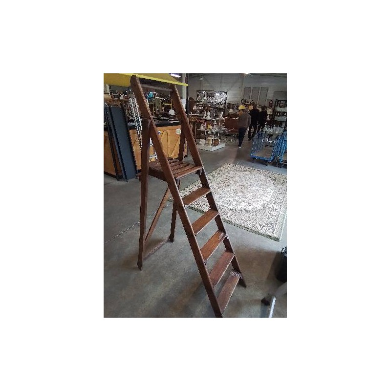 ESCABEAU DE PEINTRE BOIS DÉBUT XXE