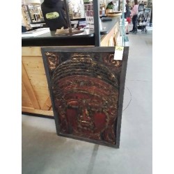 CADRE BOUDDHA BOIS 78X110