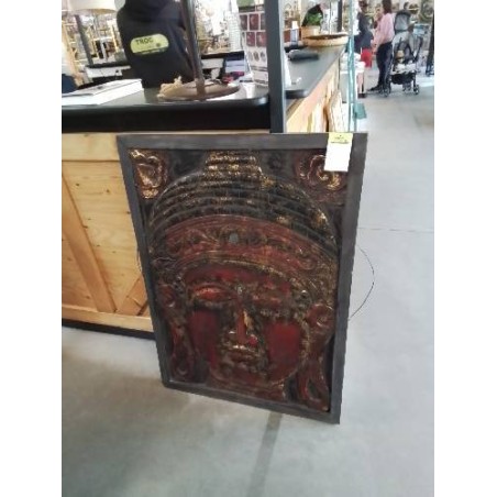 CADRE BOUDDHA BOIS 78X110