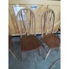 4 CHAISES ANGLAISES WINDSOR DÉBUT XXE 