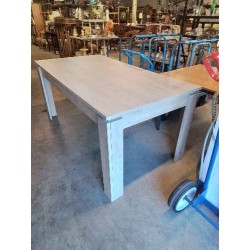 TABLE RECTANGULAIRE BOIS CLAIR 170X90X77CM