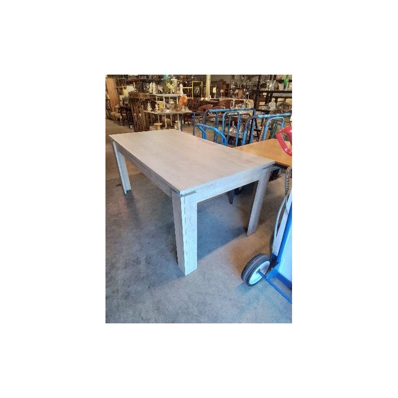 TABLE RECTANGULAIRE BOIS CLAIR 170X90X77CM