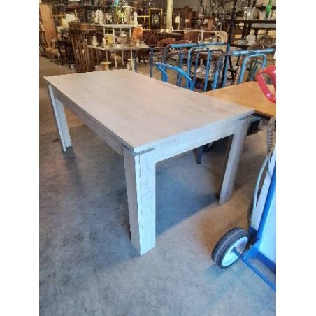 TABLE RECTANGULAIRE BOIS CLAIR 170X90X77CM