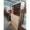 BUFFET BOIS CLAIR 3 PORTES 2 TIROIRS 3 NICHES 2 PORTES VITRÉES 