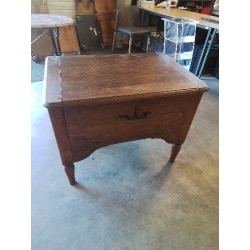 MAIE COFFRE 1 PORTE BOIS FIN XIXE