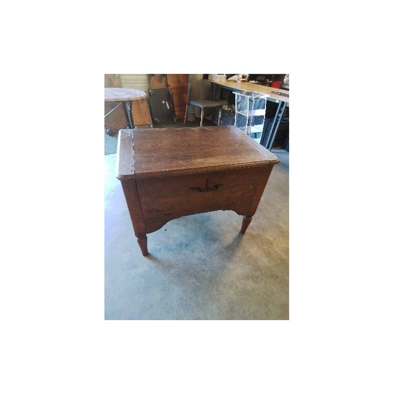 MAIE COFFRE 1 PORTE BOIS FIN XIXE