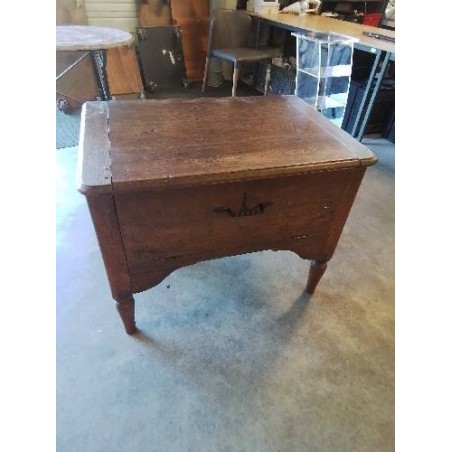 MAIE COFFRE 1 PORTE BOIS FIN XIXE