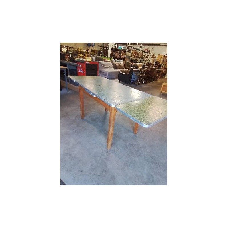 TABLE EXTENSIBLE MADO PIÈTEMENT BOIS ANNÉES 50 SIMON