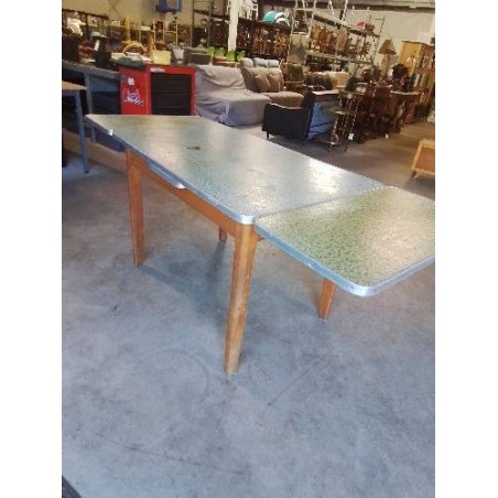 TABLE EXTENSIBLE MADO PIÈTEMENT BOIS ANNÉES 50 SIMON