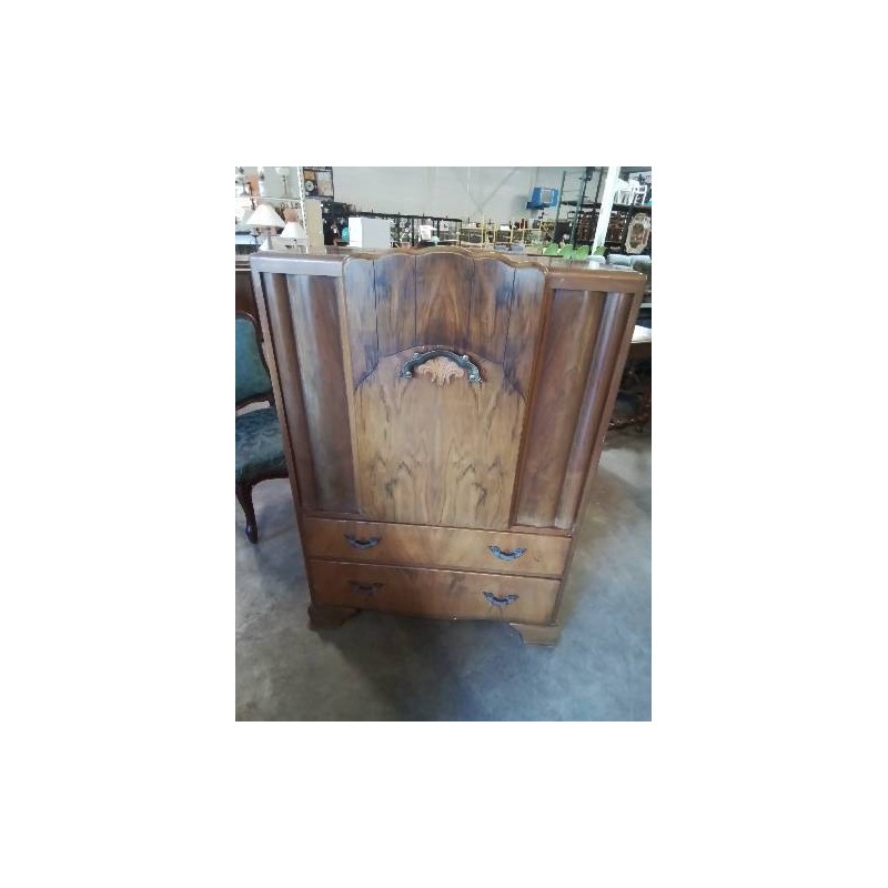 ARMOIRETTE ANGLAISE 1 PORTE 2 TIROIRS 
