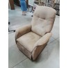 FAUTEUIL RELAX RELEVEUR TISSU BEIGE 