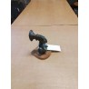 SCULPTURE ART DECO BUSTE FEMME AFRICAINE MÉTAL SOCLE MARBRE