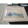 AQUARELLE PAYSAGE CAMPAGNARD