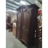 ARMOIRE DE MARIAGE CHÊNE SCULPTÉ AUX COLOMBES 