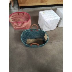 PANIER VANNERIE VERT