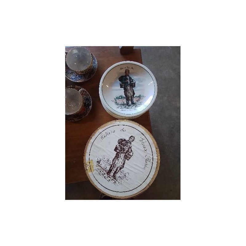 SERVICE 6 ASSIETTES MÉTIERS DU VIEUX PARIS