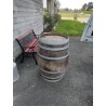 BARRIQUE BOIS CERCLÉ METAL  200 LITRES