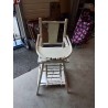 CHAISE HAUTE BÉBÉ BOIS ÉCRU ANNÉES 50