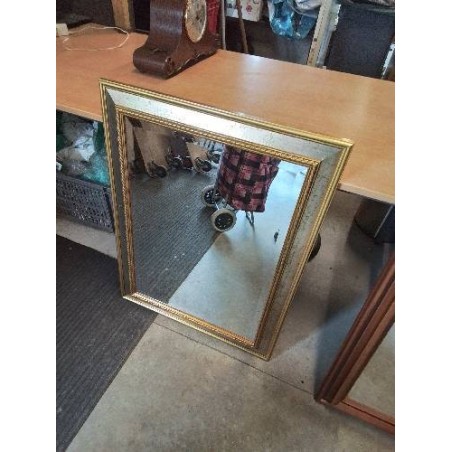 MIROIR RECTANGULAIRE DORÉ 
