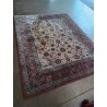 TAPIS LAINE VIEUX ROSE ÉCRU BLEU 250X200CM