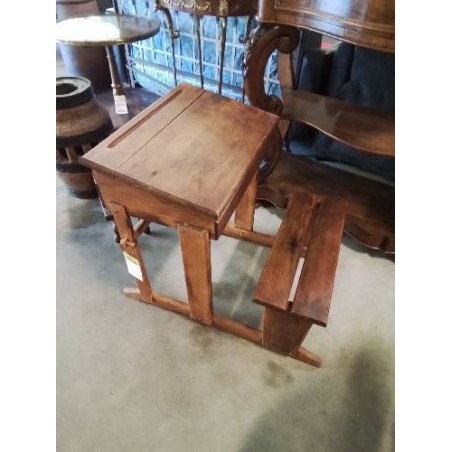 BUREAU D’ECOLIER BOIS DÉBUT XXE
