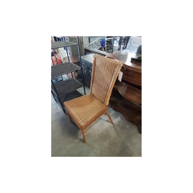 CHAISE ROTIN ET VANNERIE 