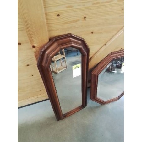 MIROIR BOIS MOULURÉ CINTRÉ 