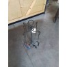 SERVITEUR DE CHEMINÉE FER FORGÉ 5 PIÈCES 
