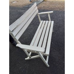 BANC DE JARDIN PLINAT BOIS BLANC