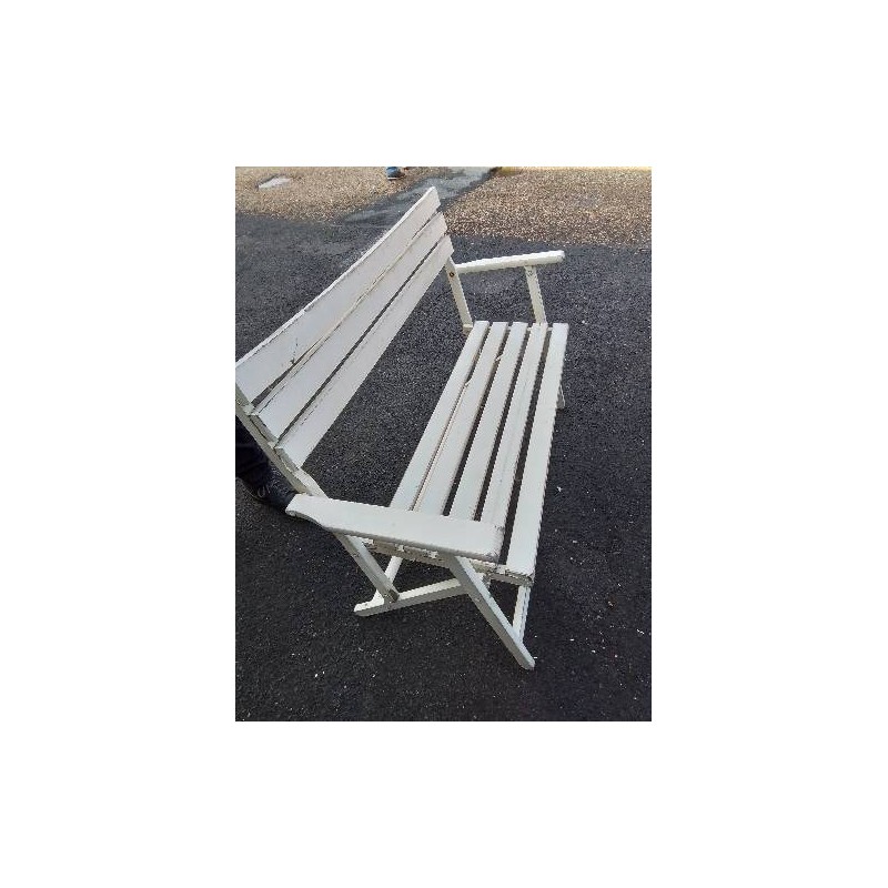 BANC DE JARDIN PLINAT BOIS BLANC