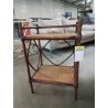 CONSOLE ROTIN ET VANNERIE ANNÉES 60