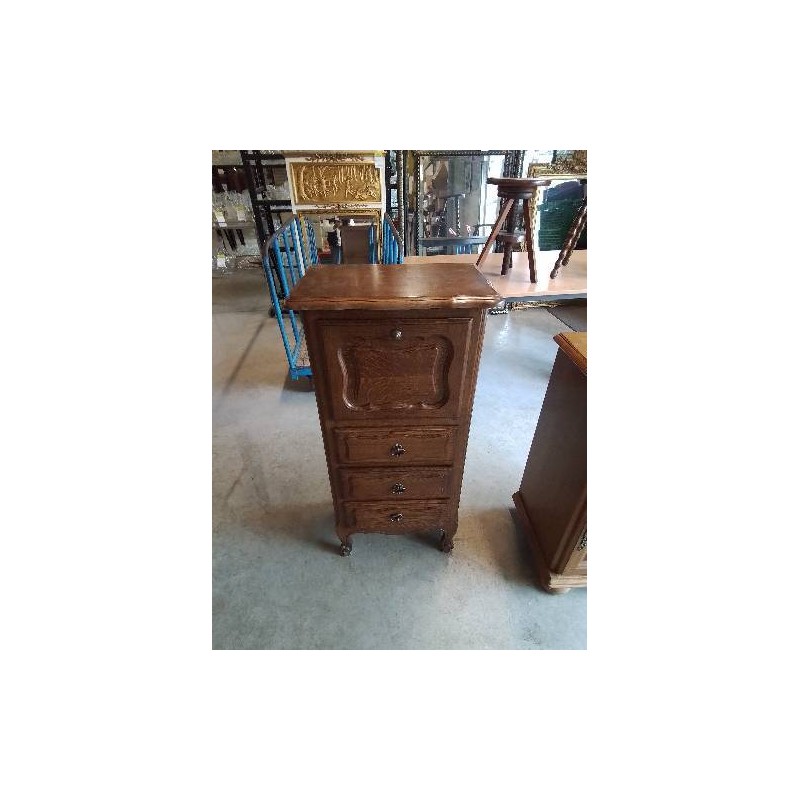 CHIFFONNIER MOULURÉ STYLE RÉGENCE 1 PORTE 3 PORTES 