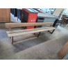 BANC D ADMINISTRATION CHÊNE AVEC DOSSIER 240 CM DEBUT XXXE