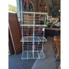 ETAGERE FER FORGE LAQUE ET LAITON