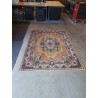 TAPIS OCRE VERT ROUGE ECRU 140X185