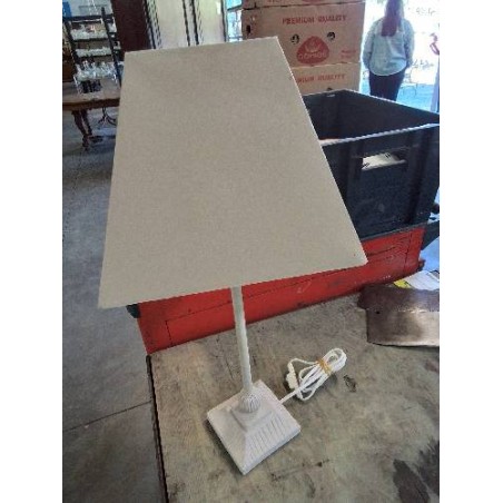 LAMPE BOIS ET MÉTAL ECRU AJ ÉCRU 