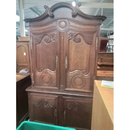 BUFFET CAUCHOIS CHENE MOULURÉ XIXE