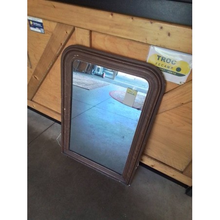 MIROIR BOIS CINTRÉ LOUIS PHILIPPE 
