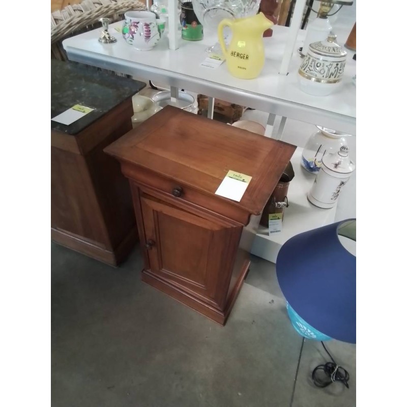 CHEVET LOUIS PHILIPPE 1 TIROIR 1 PORTE