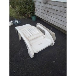 BAIN DE SOLEIL RÉSINE BLANC