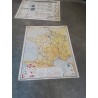 CARTE SCOLAIRE VOIES FERRÉES ET VOIES NAVIGABLES HACHETTE LOUIS FRANCOIS ANNÉES 40/50