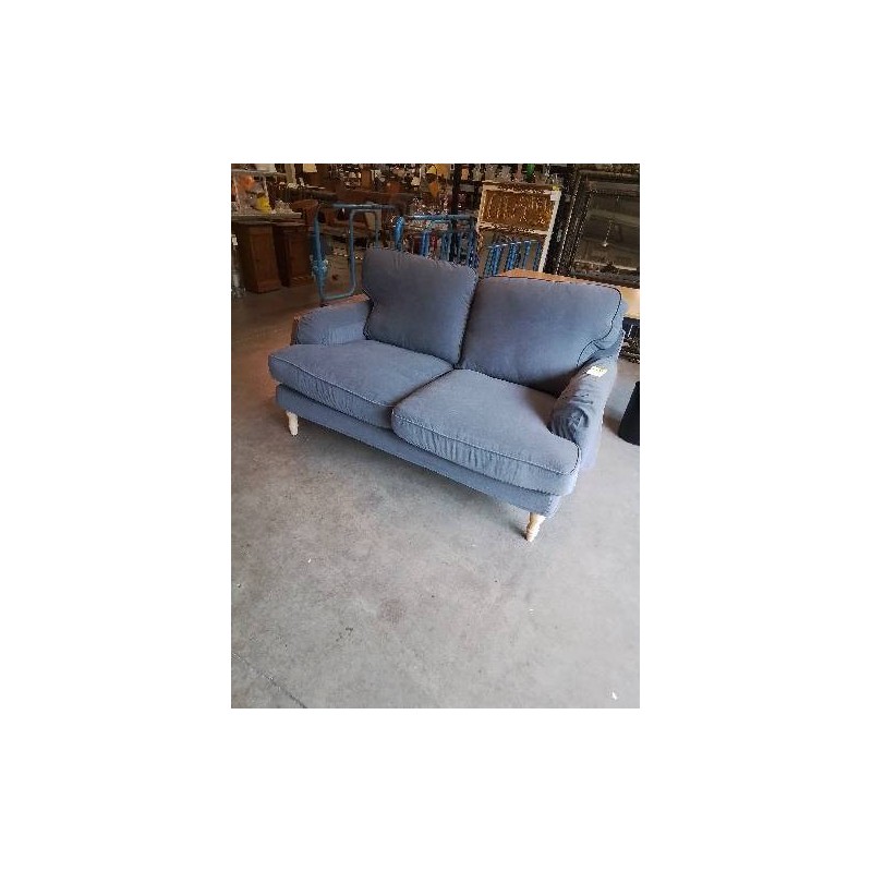 CANAPÉ IKEA STOKSUND TISSU GRIS PIEDS BOIS CLAIR AVEC 1 HOUSSE DE RECHANGE 