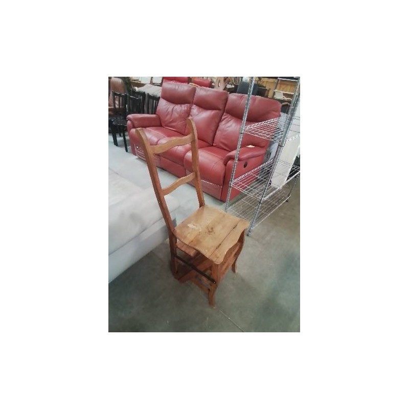 CHAISE DE BIBLIOTHÈQUE BOIS CLAIR DÉBUT XXE