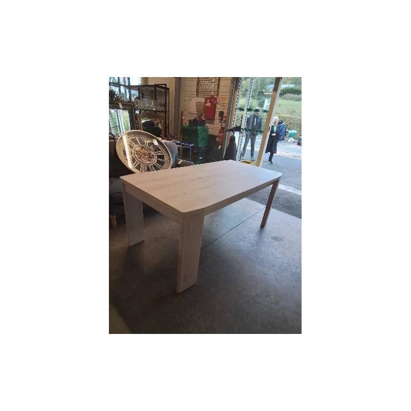 TABLE RECTANGULAIRE EXTENSIBLE GAMI BOIS TAUPE 180X90X76,5CM 1RAL48CM