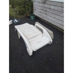 BAIN DE SOLEIL RÉSINE BLANC