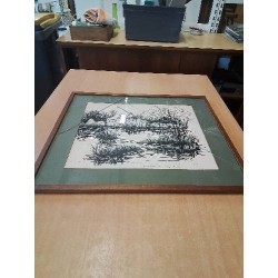 ENCRE BAIE DE SOMME JEAN AMIOT (1920-?)