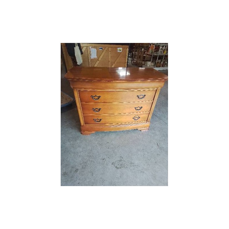 COMMODE BOIS CLAIR 4 TIROIRS 